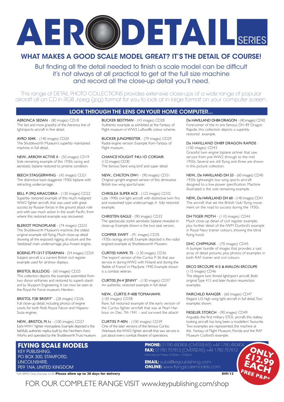 Flying Scale Models Preview Pages
