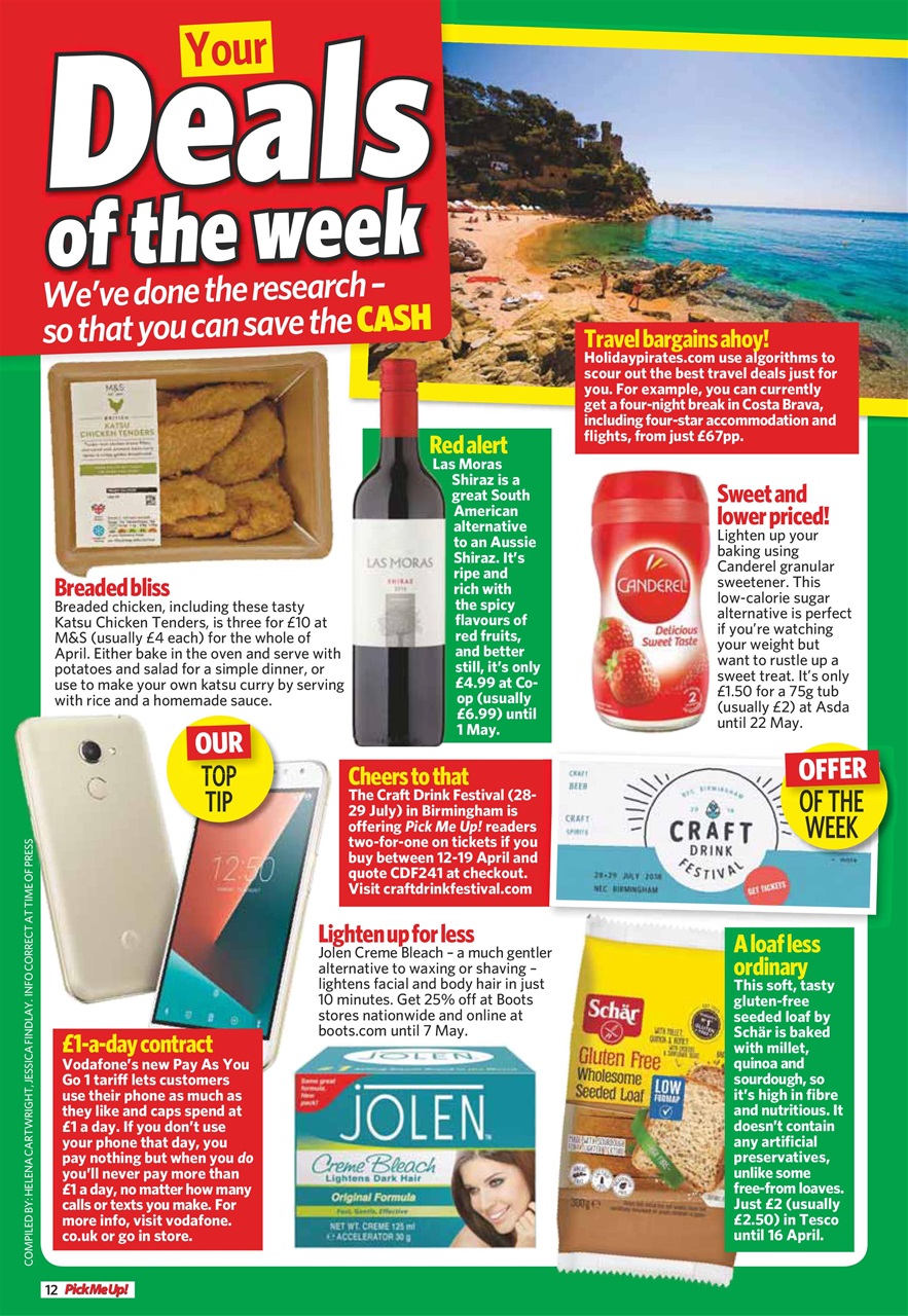 Pick Me Up Preview Pages