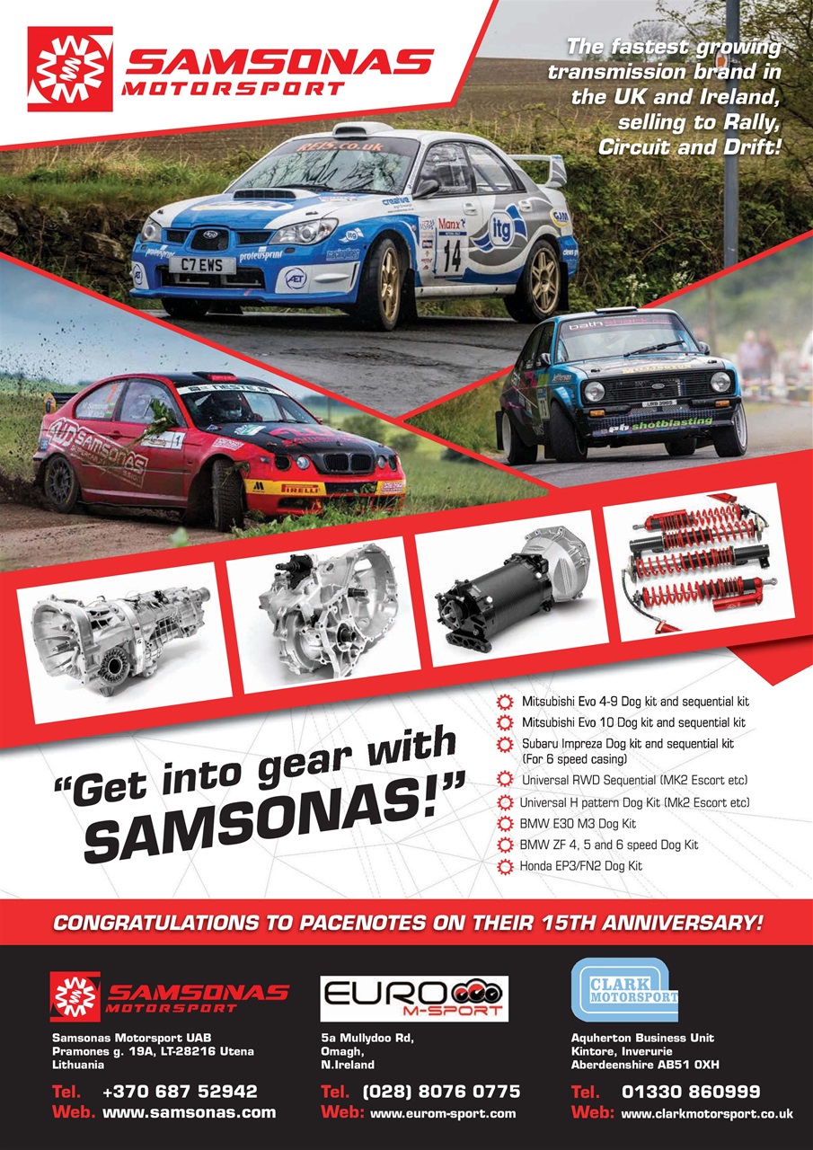 Pacenotes Rally magazine Preview Pages