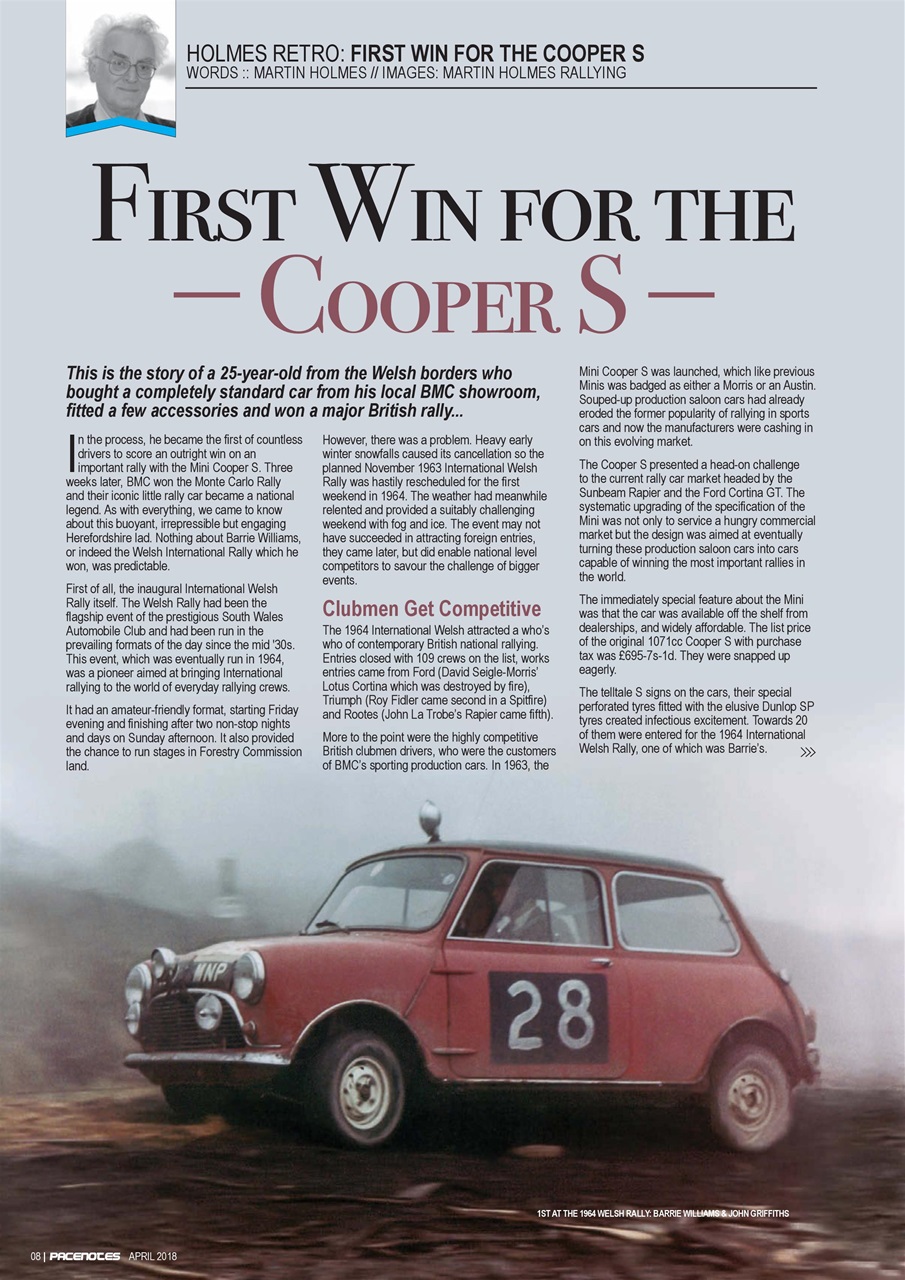 Pacenotes Rally magazine Preview Pages