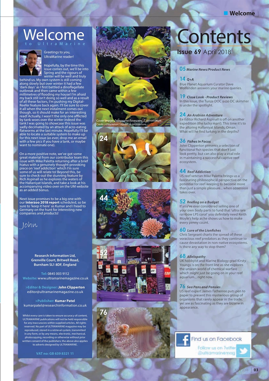 UltraMarine Magazine Preview Pages