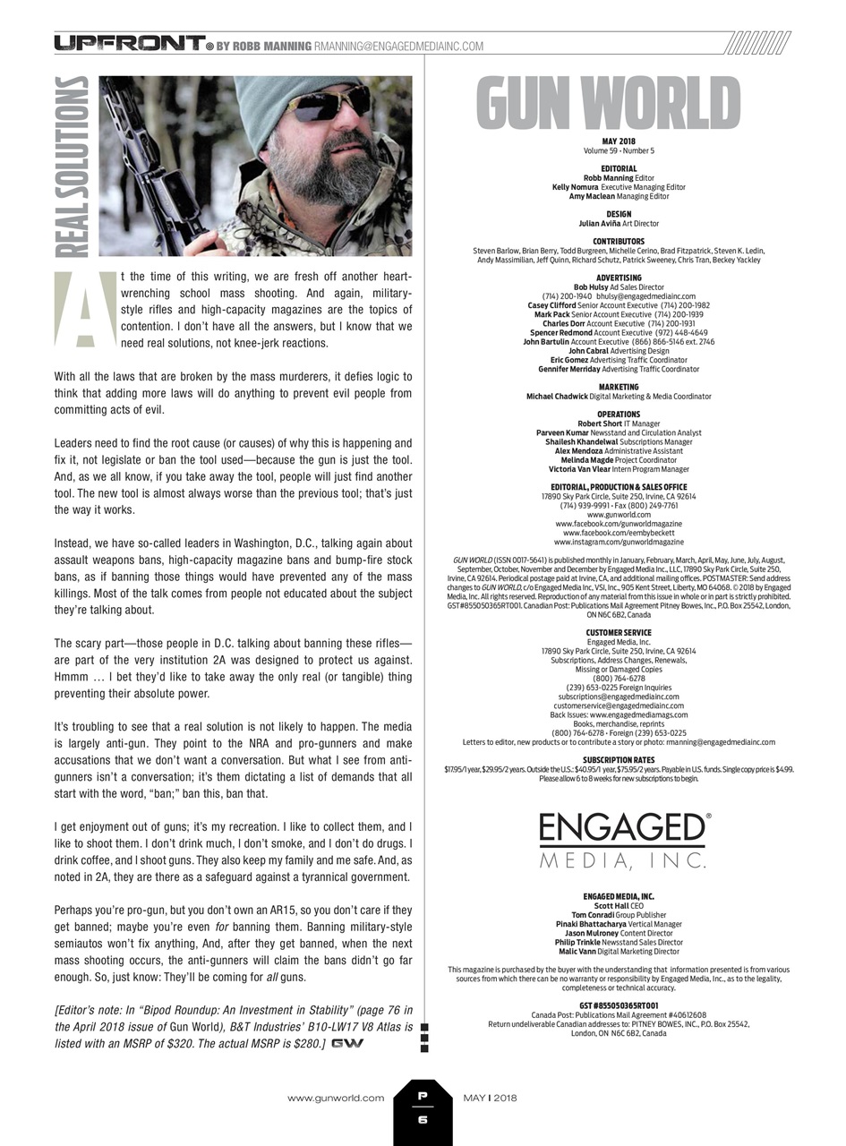 Gun World Preview Pages