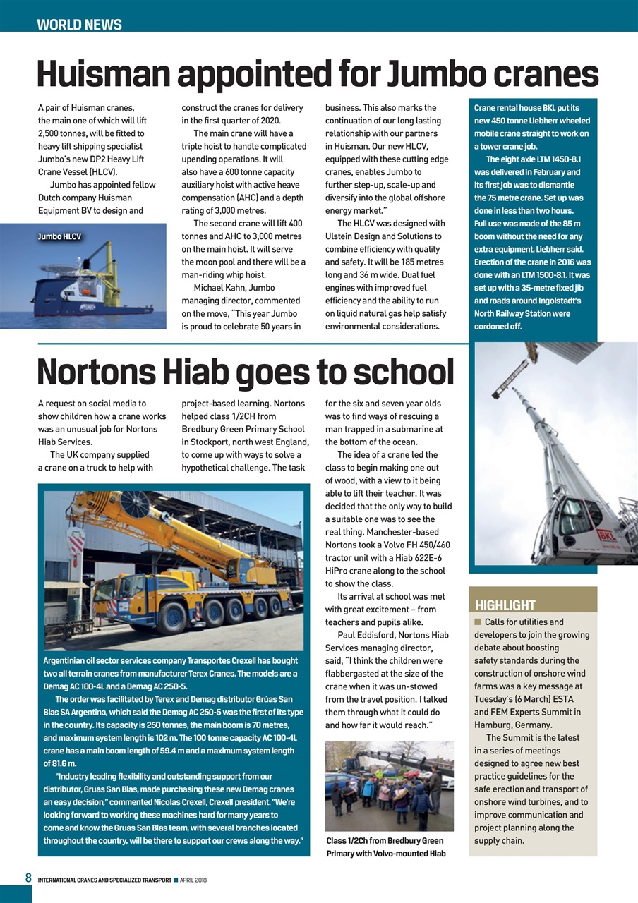 Int. Cranes and Specialized Transp Preview Pages