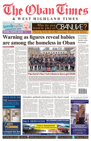 The Oban Times & Lochaber Times issue 12 April 2018