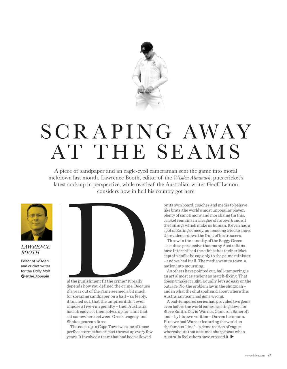 Wisden Cricket Monthly Preview Pages