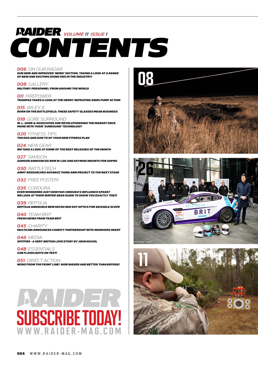 Raider Preview Pages
