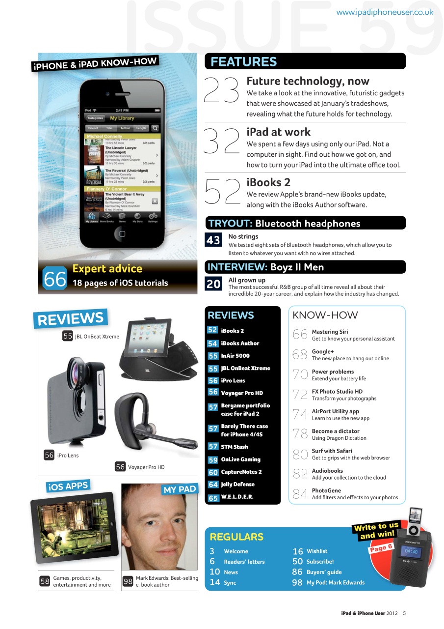 iPad and iPhone User Preview Pages