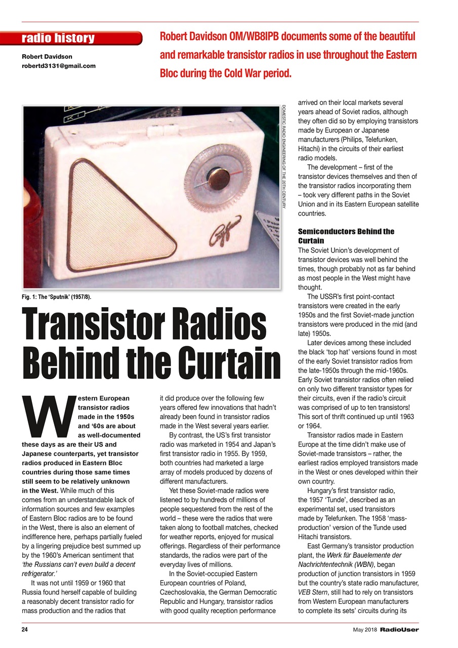 Radio User Preview Pages