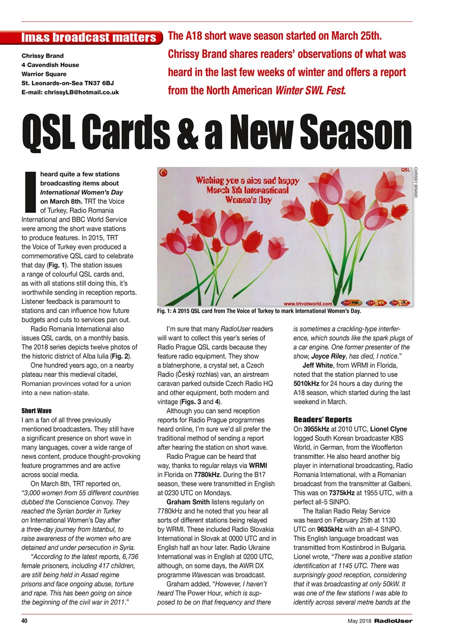 Radio User Preview Pages