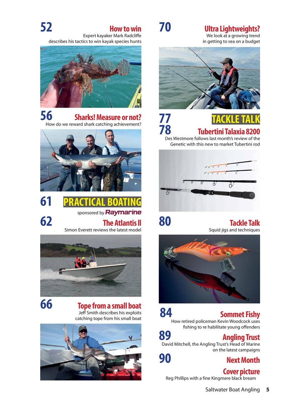 Saltwater Boat Angling Preview Pages