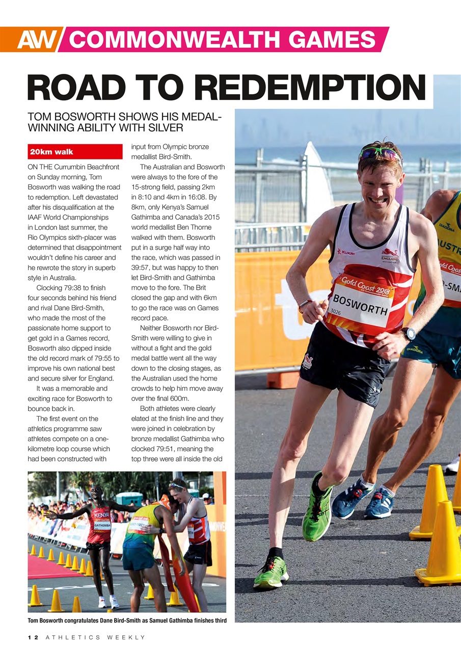 AW – Athletics Weekly Magazine Preview Pages