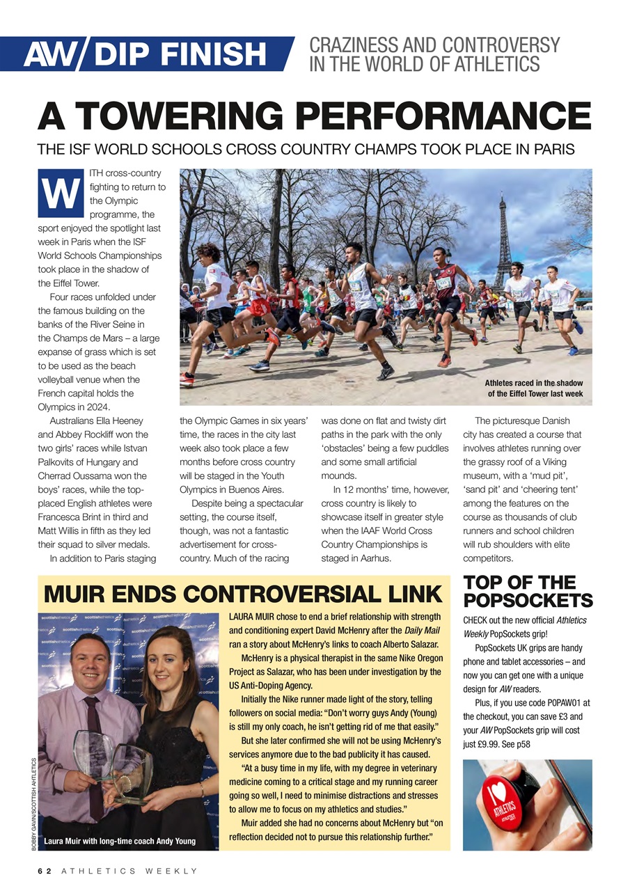 AW – Athletics Weekly Magazine Preview Pages