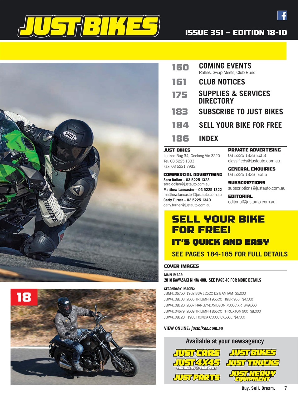 JUST BIKES Preview Pages