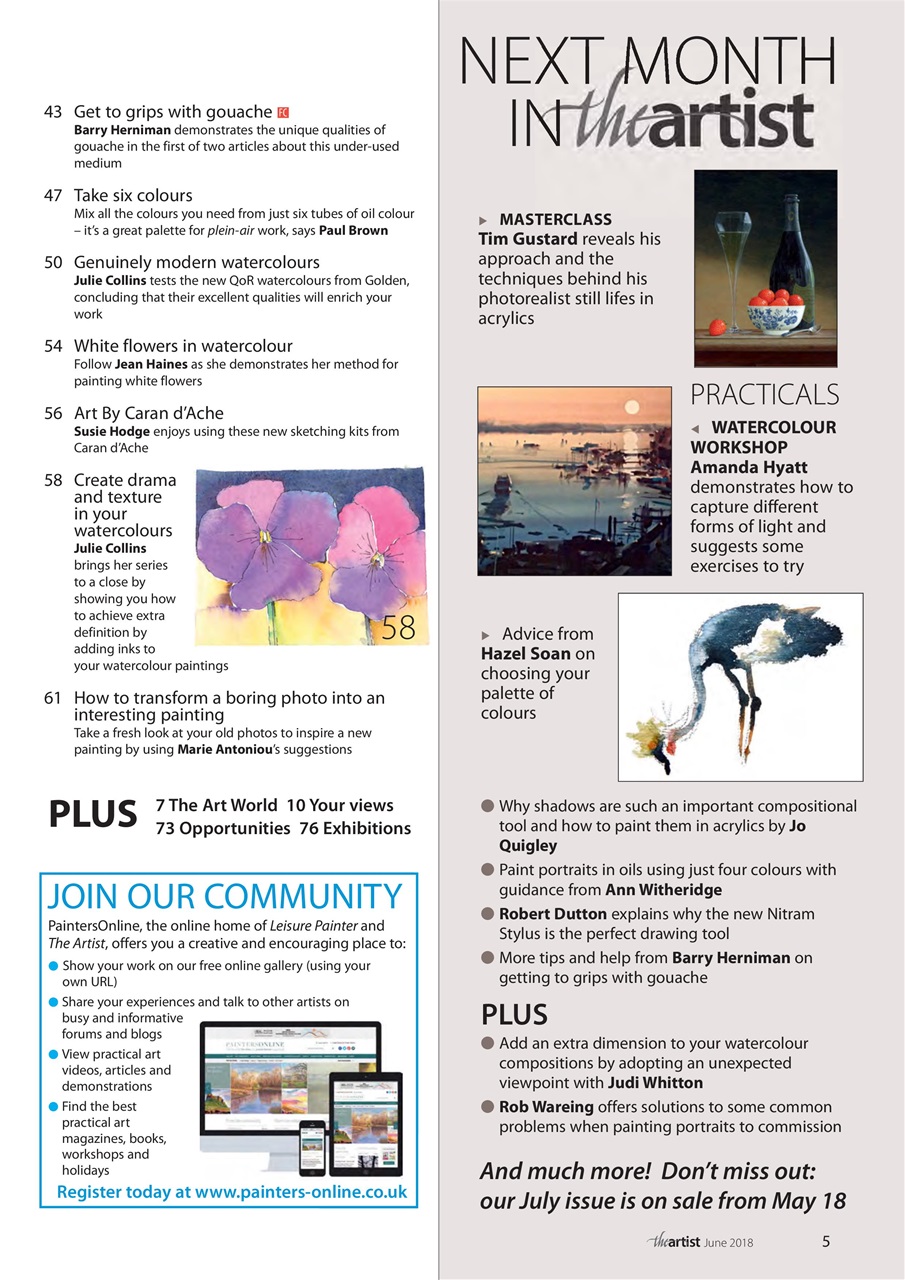 The Artist Preview Pages
