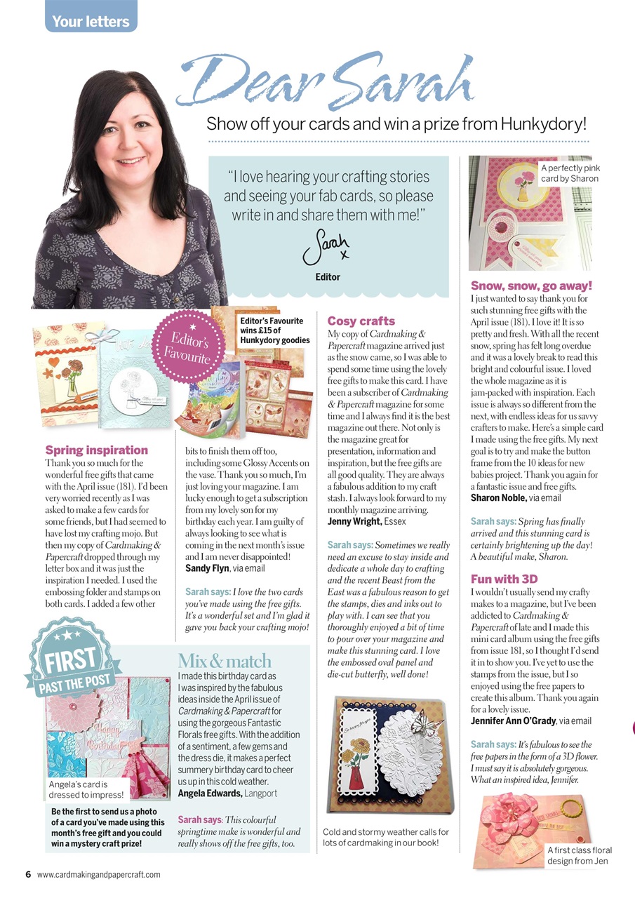Cardmaking & Papercraft Preview Pages