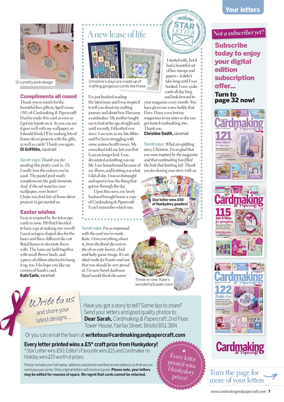 Cardmaking & Papercraft Preview Pages