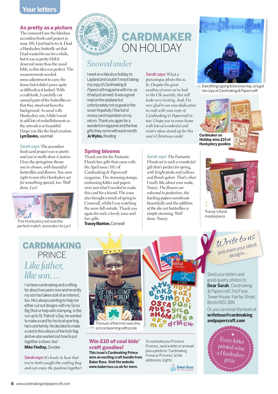 Cardmaking & Papercraft Preview Pages