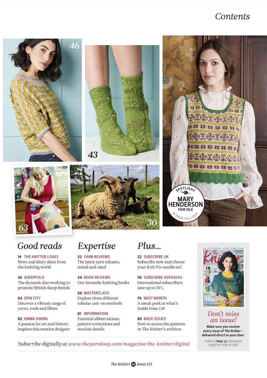 The Knitter Preview Pages