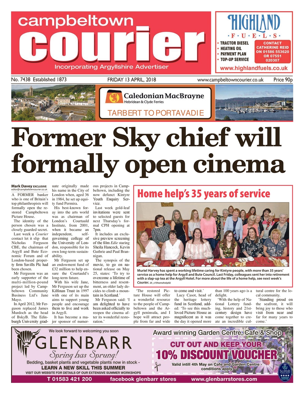 Campbeltown Courier Preview Pages