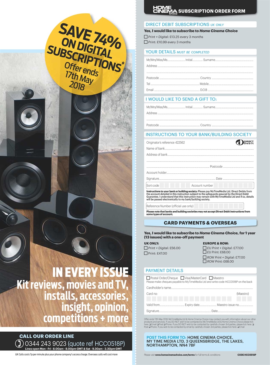 Home Cinema Choice Preview Pages
