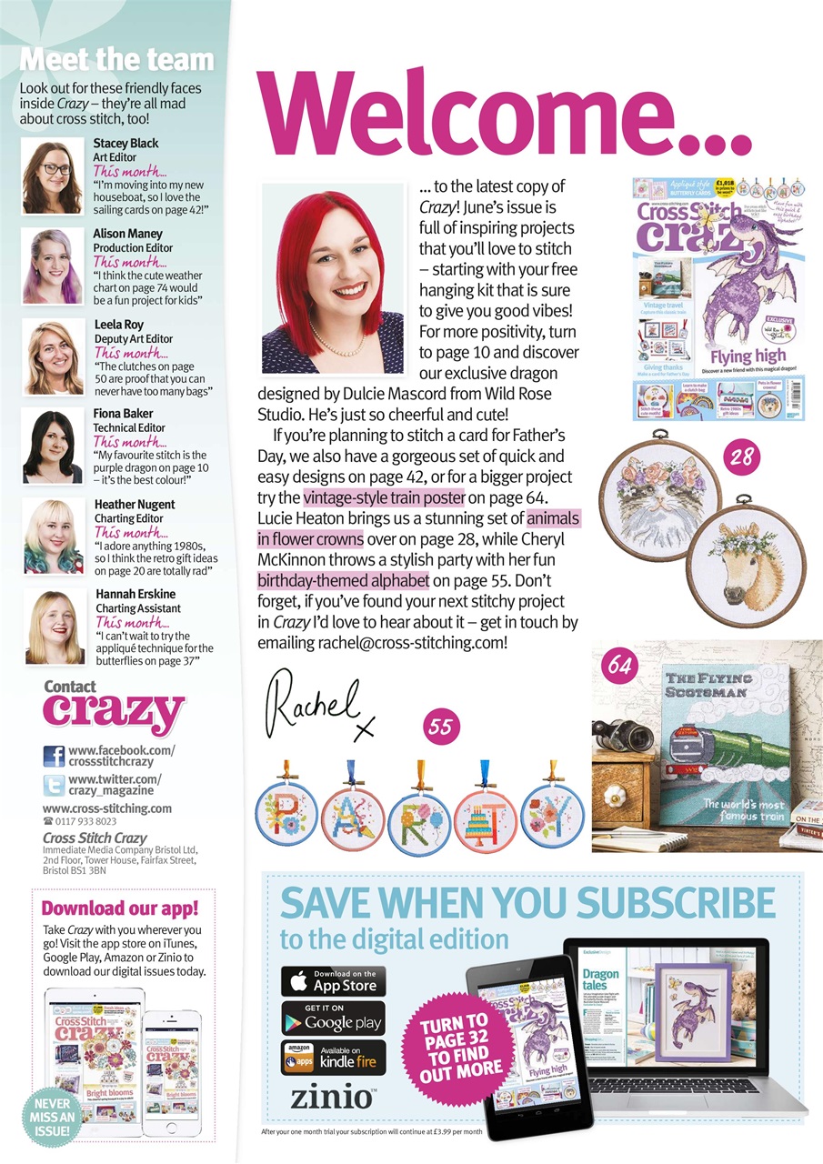 Cross Stitch Crazy Preview Pages