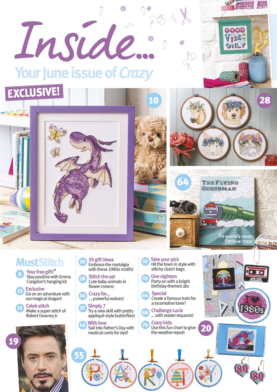 Cross Stitch Crazy Preview Pages