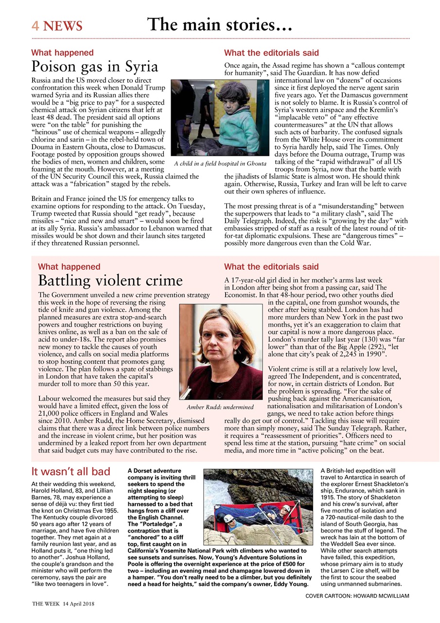 The Week Preview Pages