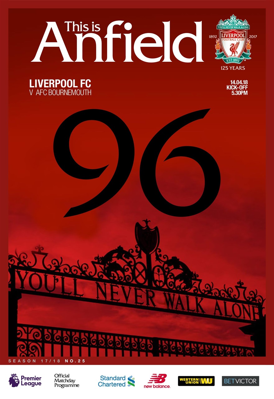 Liverpool FC Programmes Preview Pages