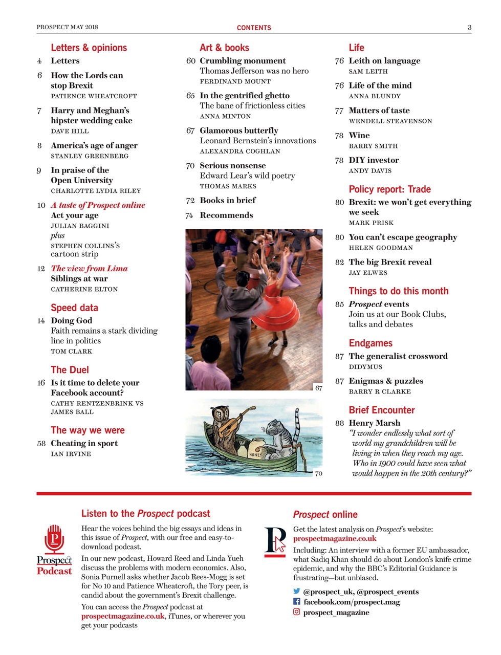 Prospect Magazine Preview Pages