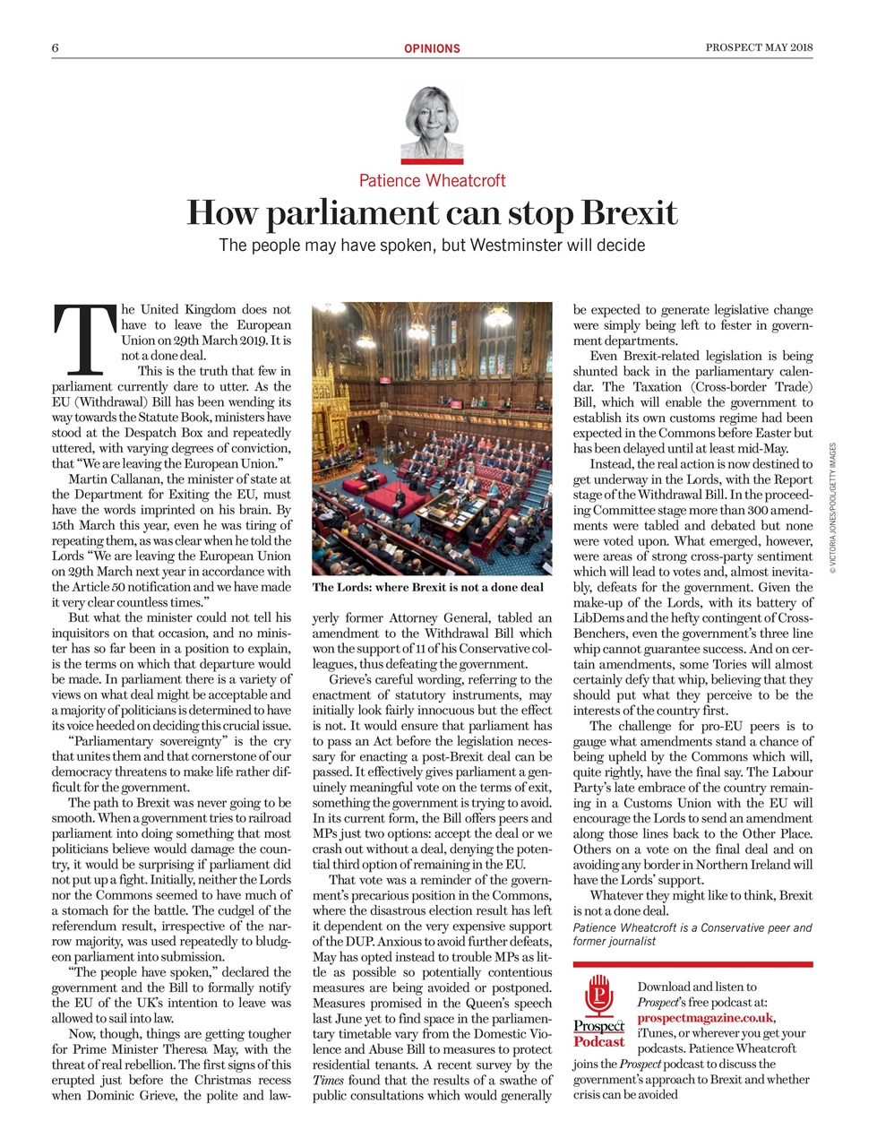 Prospect Magazine Preview Pages