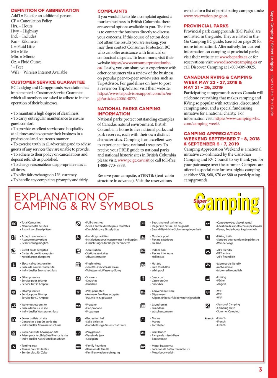 Snowbirds & RV Travelers Preview Pages