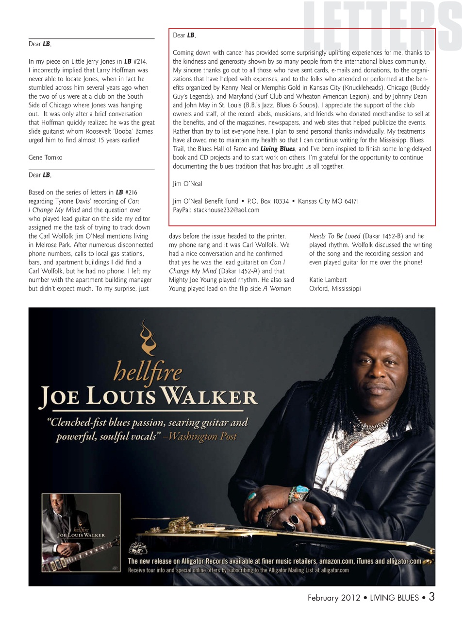 Living Blues Preview Pages