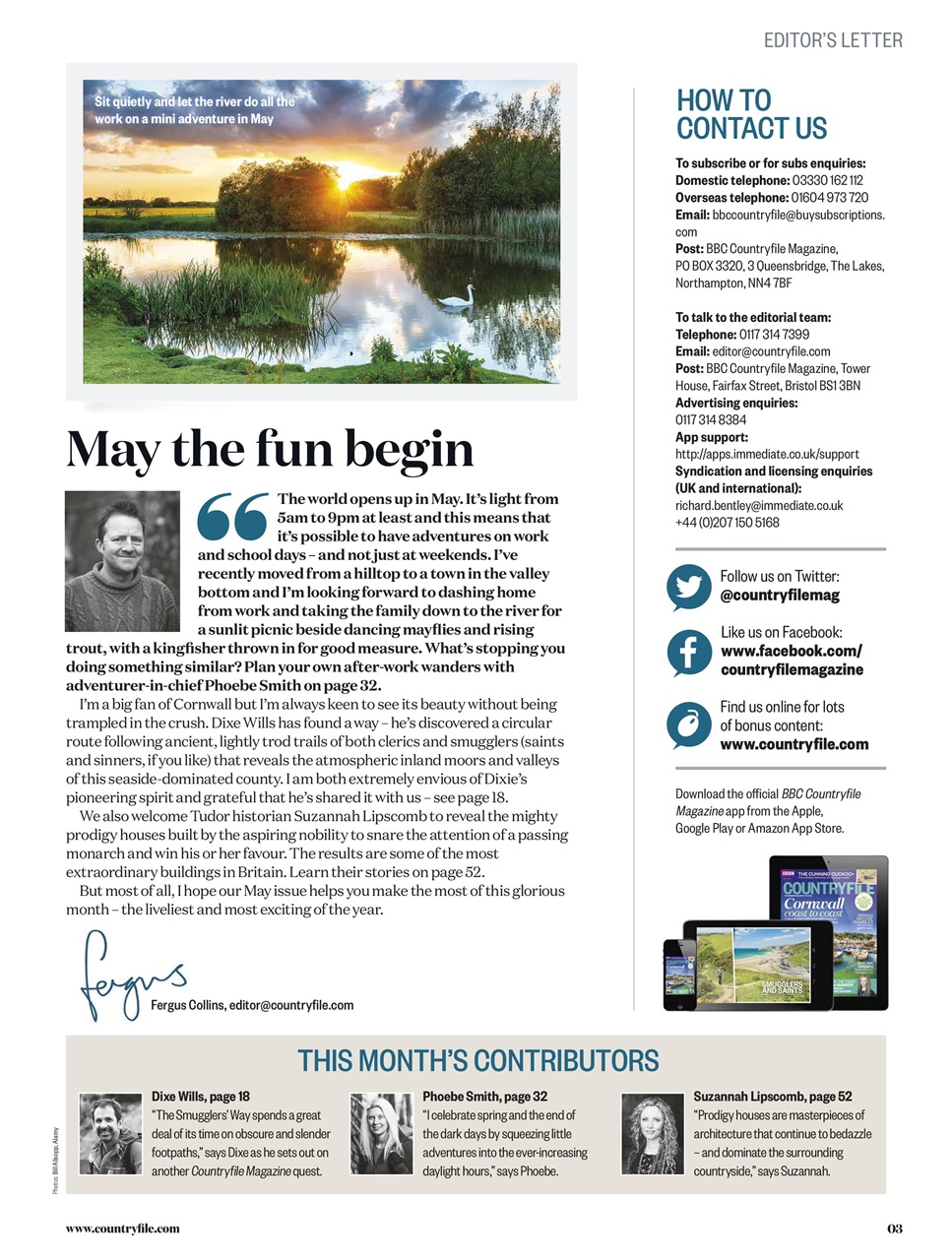 BBC Countryfile Magazine Preview Pages