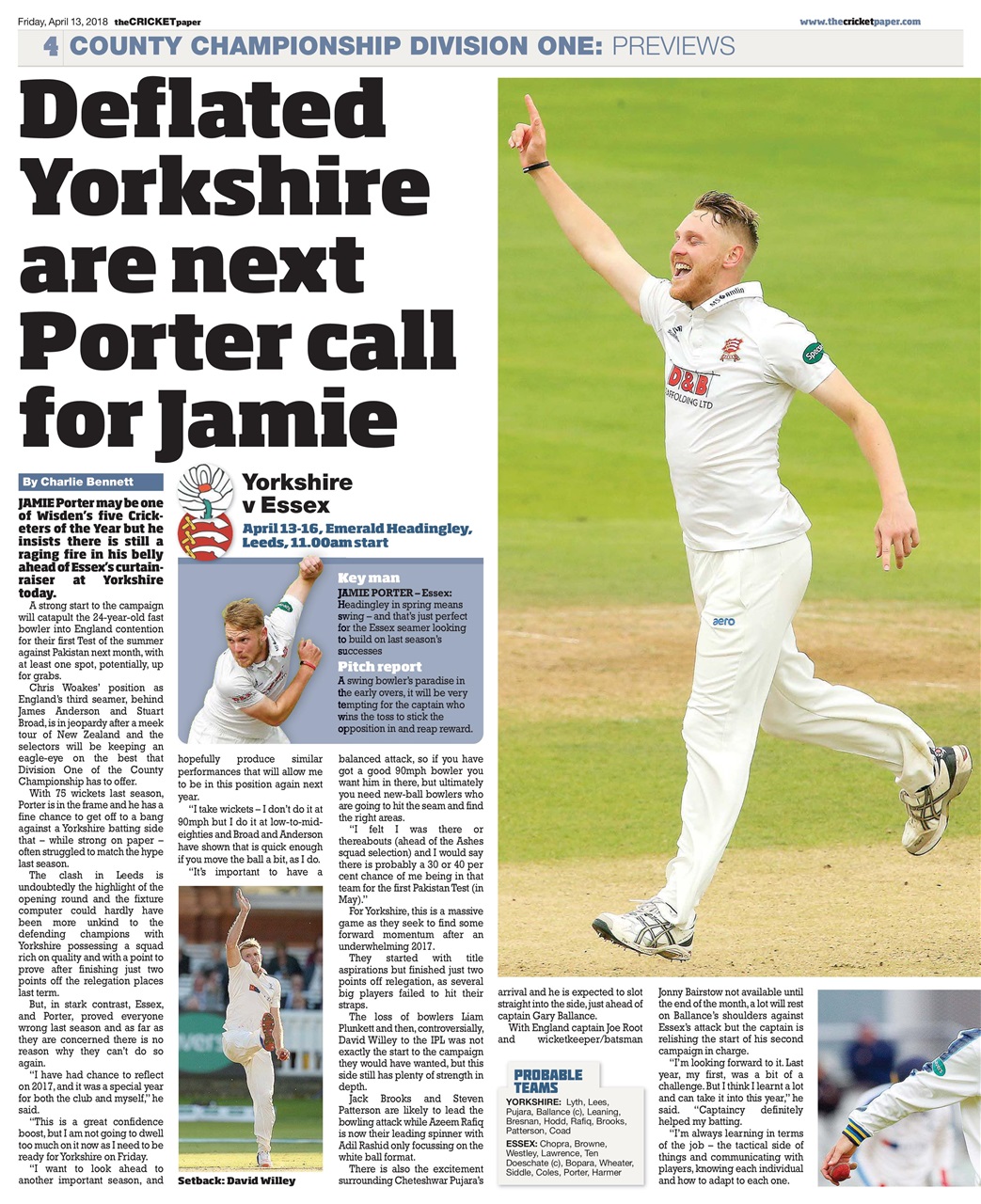 The Cricket Paper Preview Pages