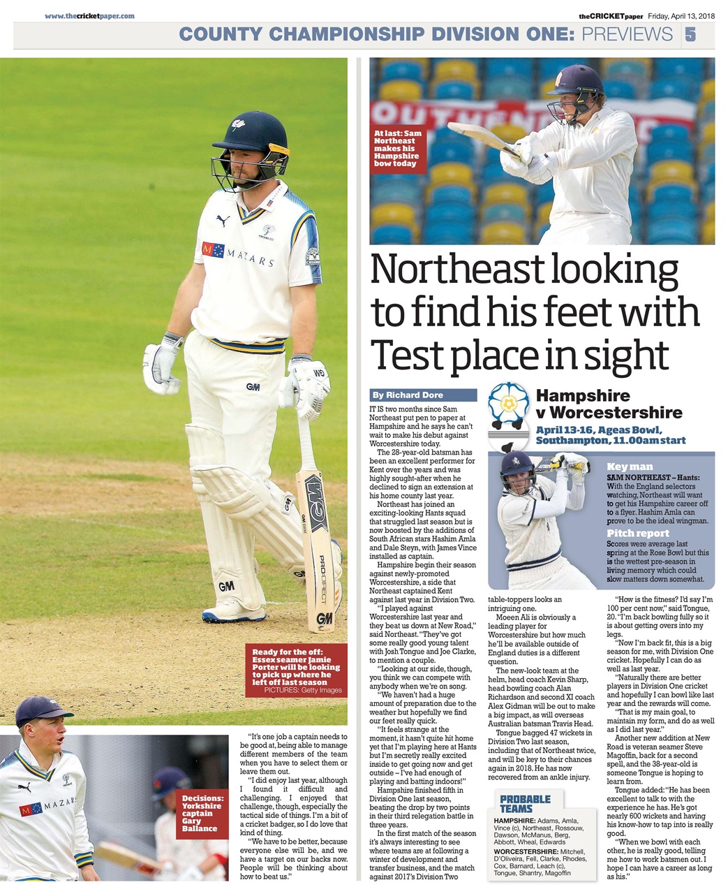 The Cricket Paper Preview Pages
