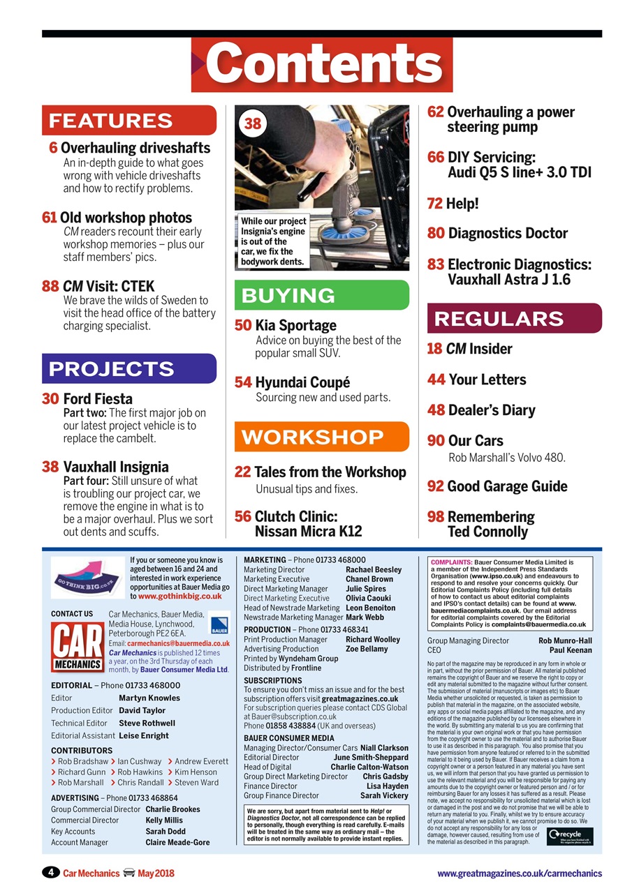 Car Mechanics Preview Pages