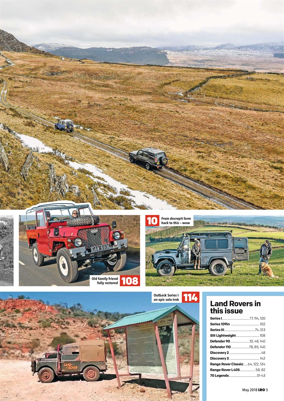 Land Rover Owner Preview Pages