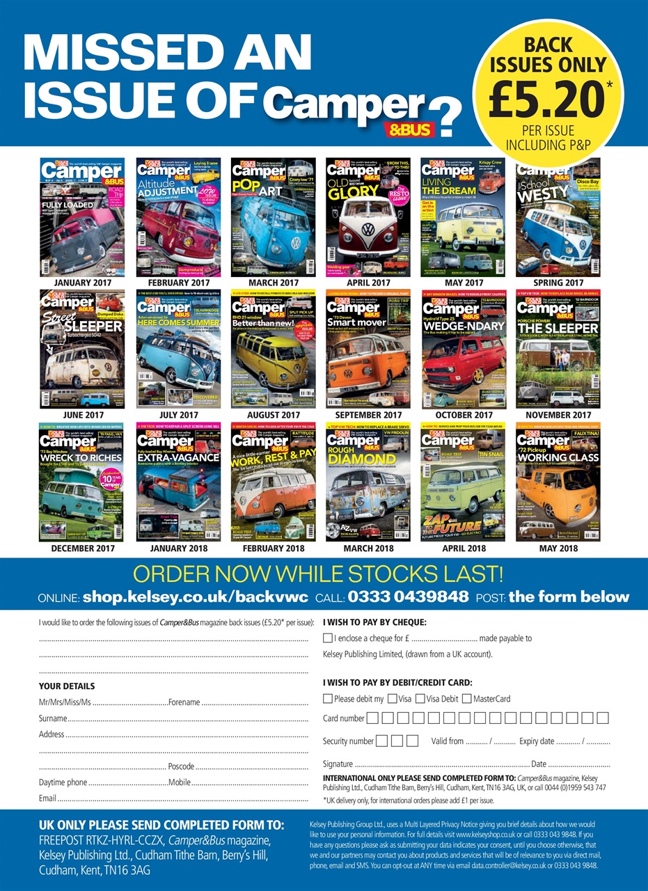 VW Camper Preview Pages