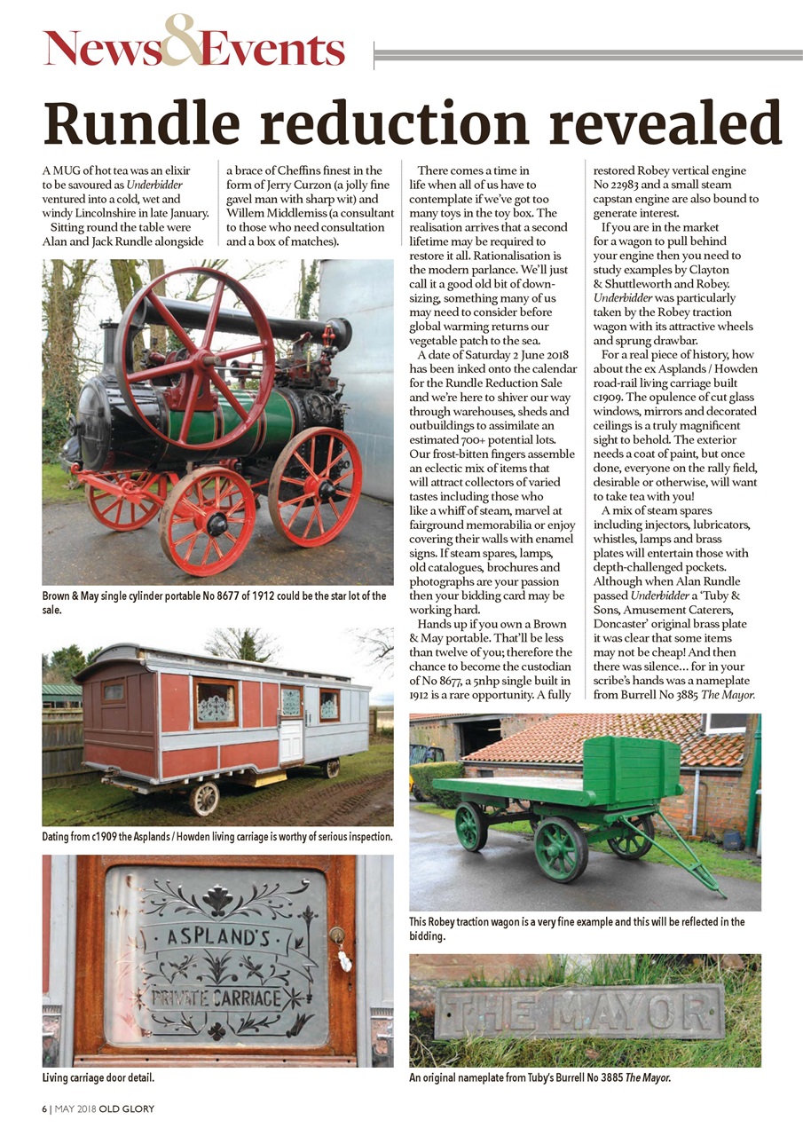 Old Glory Magazine Preview Pages