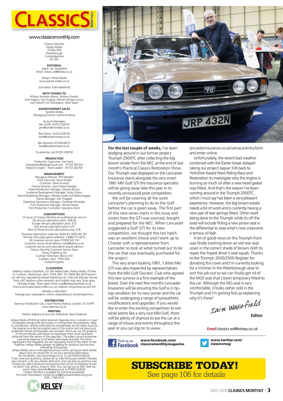 Classics World Preview Pages