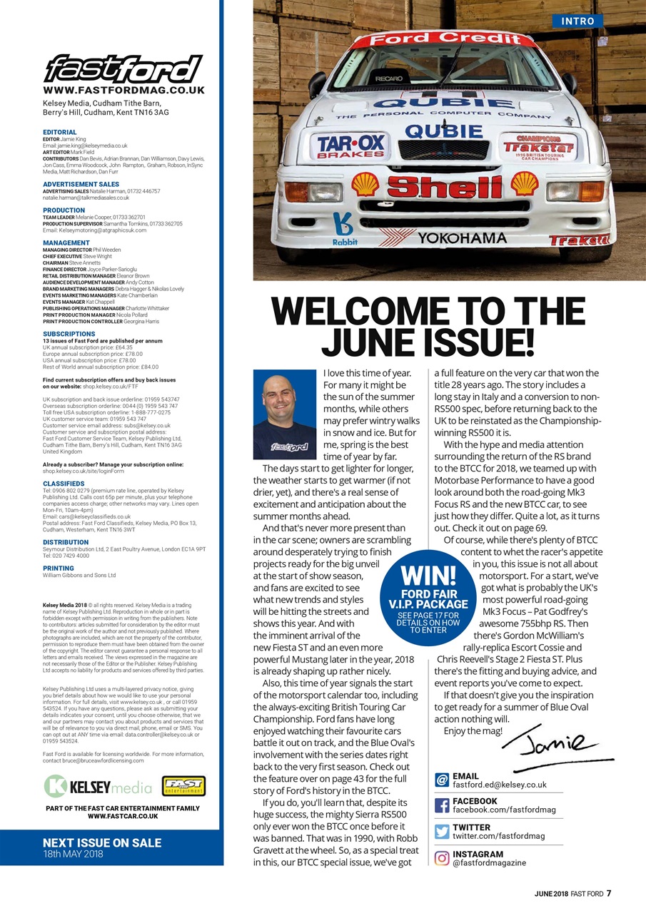 Fast Ford Preview Pages