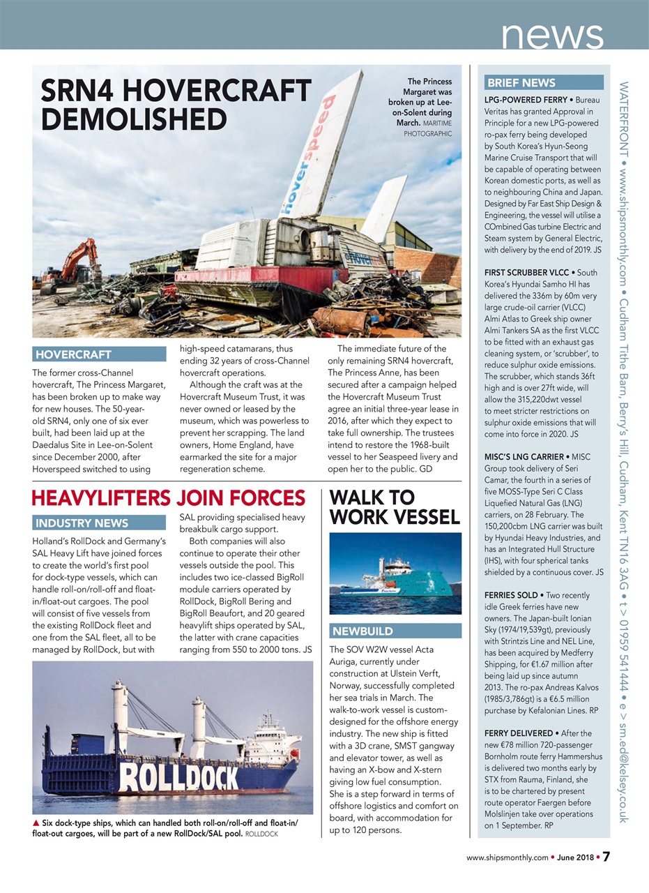 Ships Monthly Preview Pages