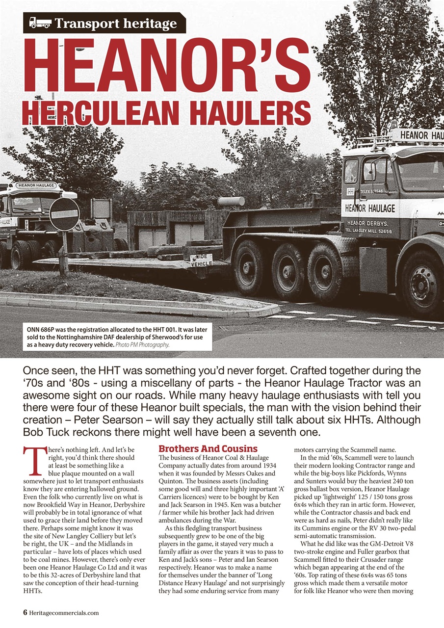 Heritage Commercials Magazine Preview Pages