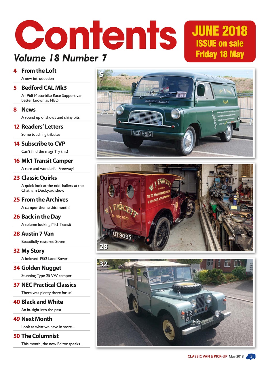 Classic Van & Pick-up Preview Pages
