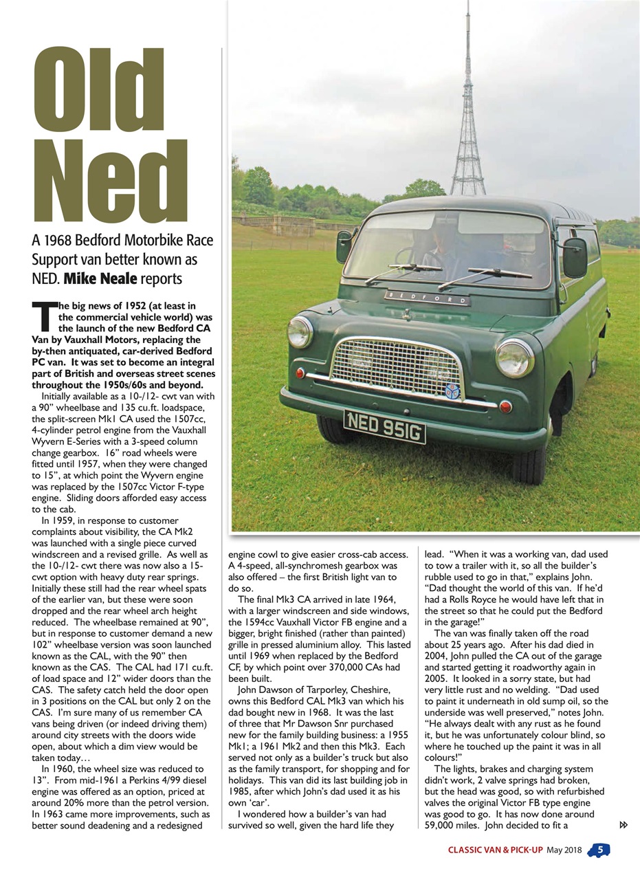 Classic Van & Pick-up Preview Pages