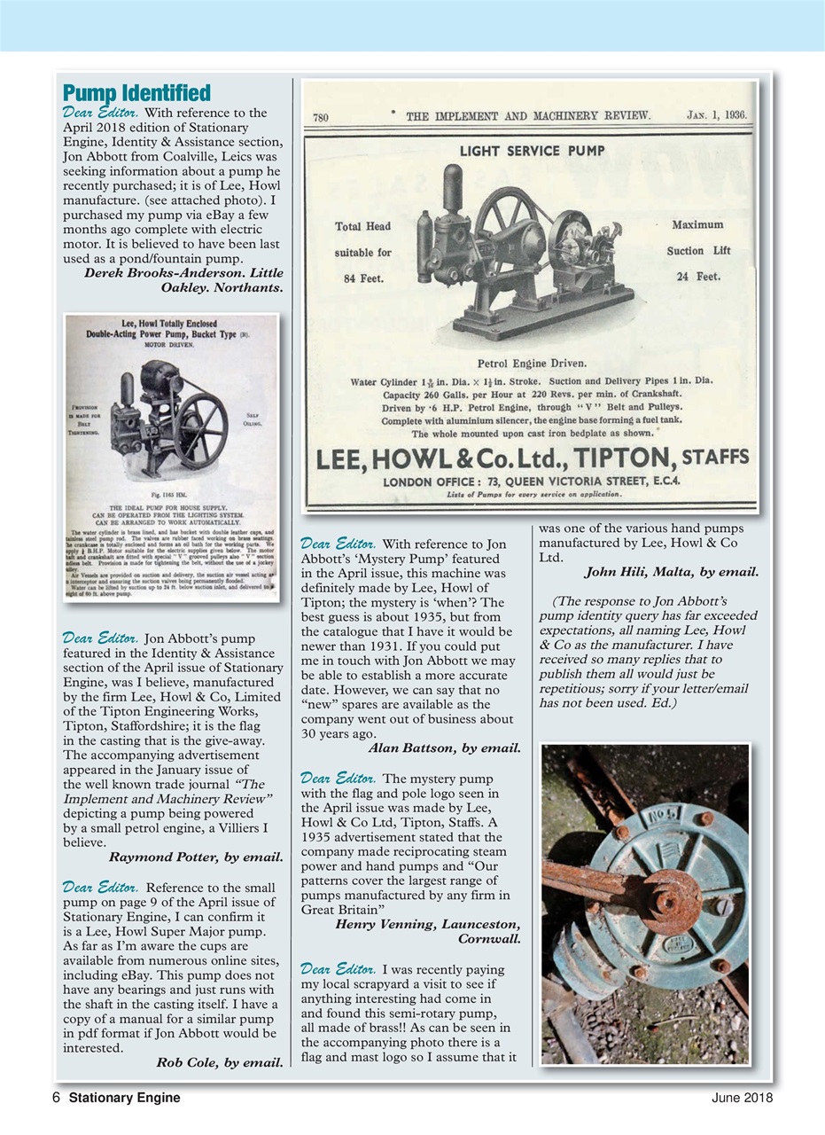 Stationary Engine Preview Pages