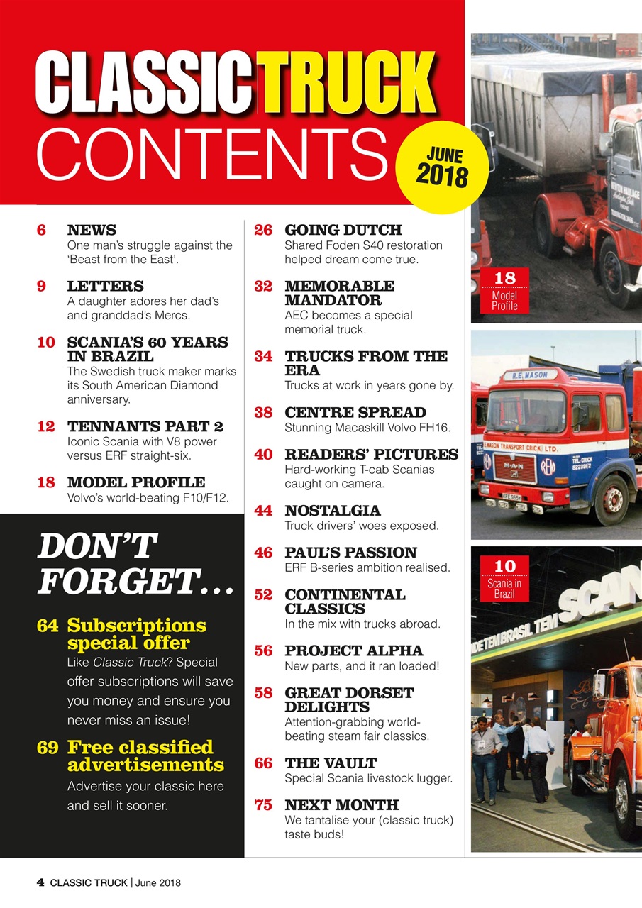 Classic Truck (OLD) Preview Pages