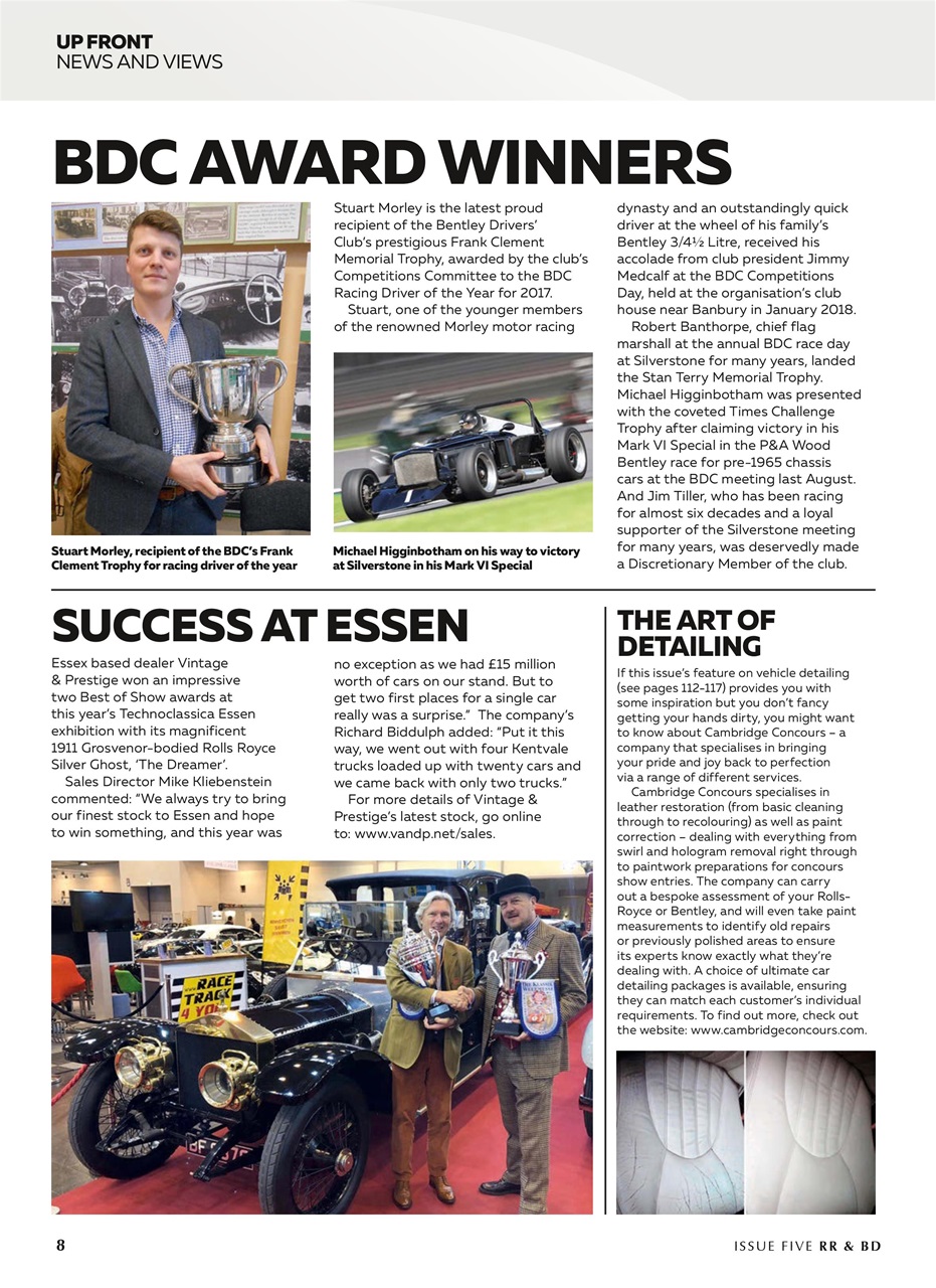 Rolls-Royce & Bentley Driver Preview Pages