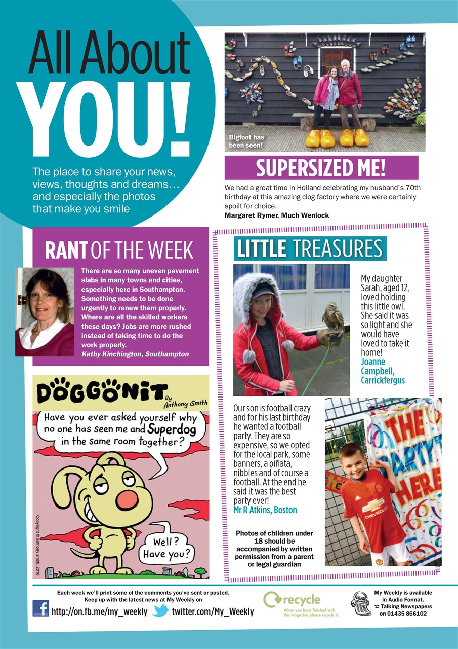 My Weekly Preview Pages