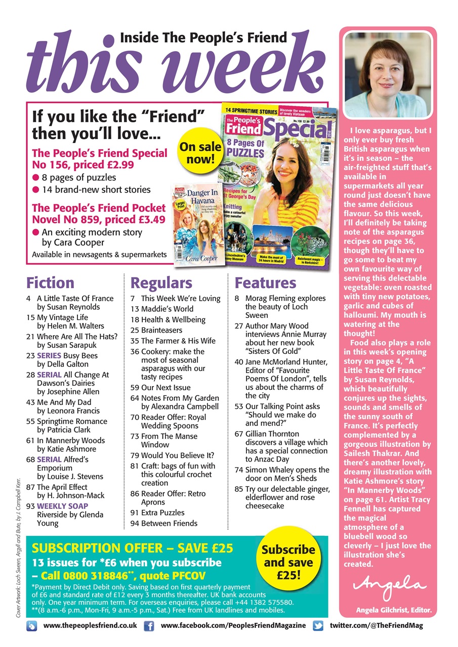 The People’s Friend Preview Pages